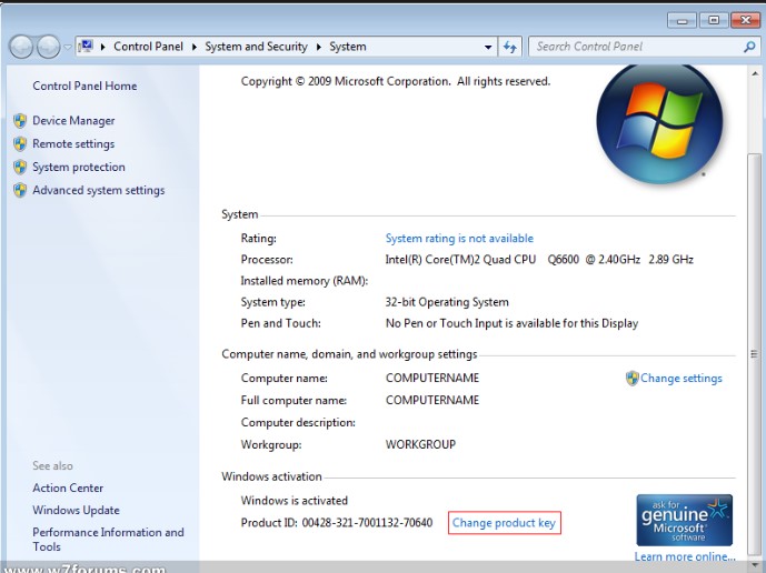 Windows 7 Product Key Generator