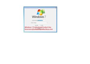 Windows 7 Professional Product Key Generator (Latest)