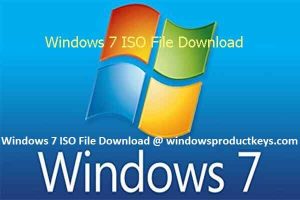 Windows 7 ISO File Download 32/64-Bit Full Latest